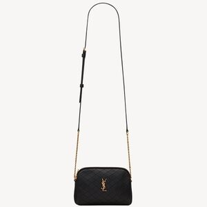 Yves Saint Laurent Black Quilted Crossbody Bag